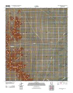 Drew Spring Well 2011 topographic map thumbnail