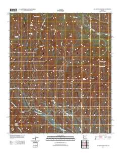 El Capitan Mountain 2011 topographic map thumbnail