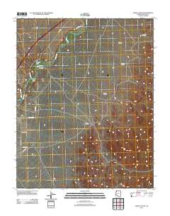 Elbow Canyon 2011 topographic map thumbnail