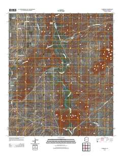 Fairbank 2012 topographic map thumbnail