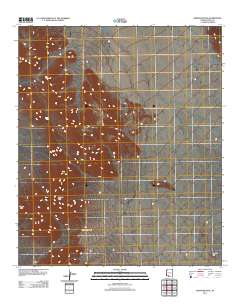 Growler Peak 2011 topographic map thumbnail