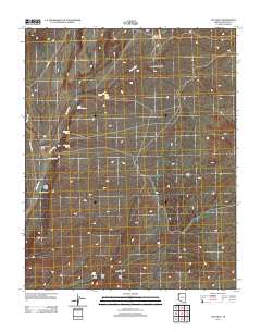 Gyp Hills 2011 topographic map thumbnail