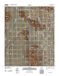 Haley Hills 2011 topographic map thumbnail