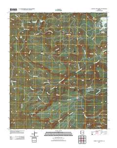 Hawley Lake West 2011 topographic map thumbnail
