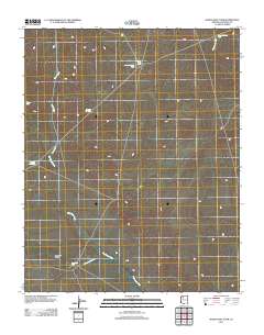 Hazen Hole Tank 2011 topographic map thumbnail
