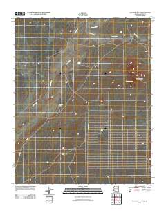 Hennessy Buttes 2011 topographic map thumbnail