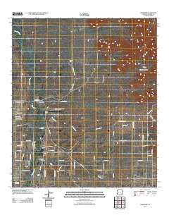 Hereford 2011 topographic map thumbnail