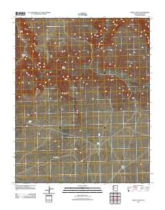 Hindu Canyon 2011 topographic map thumbnail
