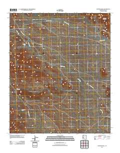 Hoodoo Well 2011 topographic map thumbnail