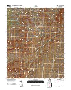 Horse Mesa 2011 topographic map thumbnail