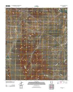 Hot Well 2011 topographic map thumbnail