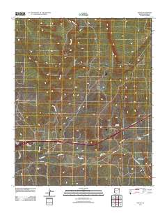Houck 2011 topographic map thumbnail