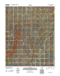 Howell Mesa 2011 topographic map thumbnail