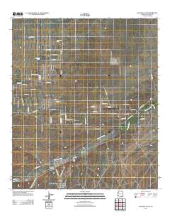 Huachuca City 2012 topographic map thumbnail