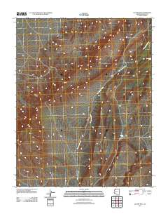 Jacobs Well 2011 topographic map thumbnail