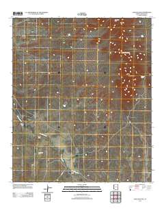 Javelina Peak 2011 topographic map thumbnail