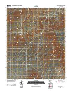 Jeddito Spring 2011 topographic map thumbnail
