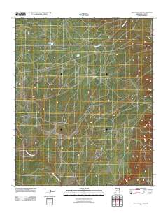 Joe Woody Well 2011 topographic map thumbnail