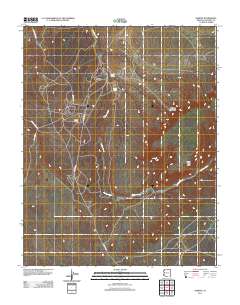 Kaibito 2011 topographic map thumbnail