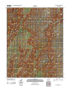 Keet Seel Canyon 2011 topographic map thumbnail