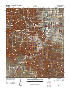 Kingman 2011 topographic map thumbnail