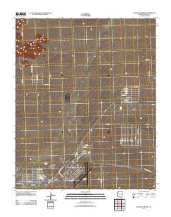 Kingman Airport 2011 topographic map thumbnail