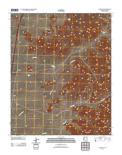 Kingman SE 2011 topographic map thumbnail