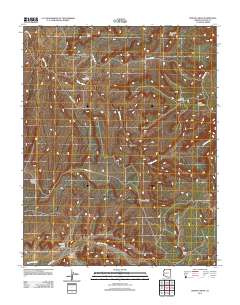 Kinusta Mesa 2011 topographic map thumbnail