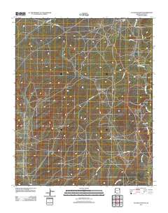 Klagetoh South 2011 topographic map thumbnail