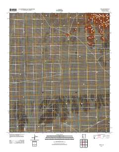 Kofa 2011 topographic map thumbnail