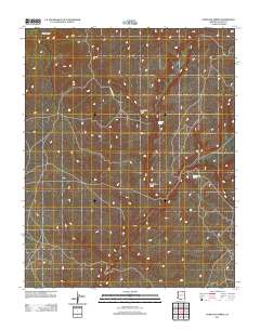Kydestea Spring 2011 topographic map thumbnail