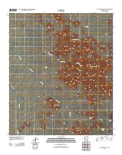 La Tortuga Butte 2011 topographic map thumbnail