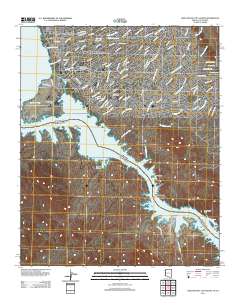 Lake Havasu City South 2011 topographic map thumbnail