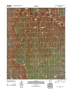 Last Chance Canyon 2011 topographic map thumbnail