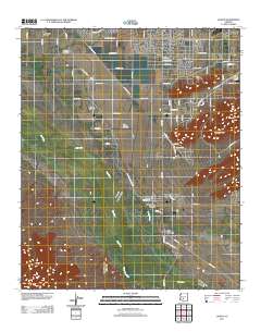 Laveen 2011 topographic map thumbnail