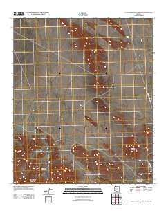 Little Horn Mountains NE 2011 topographic map thumbnail