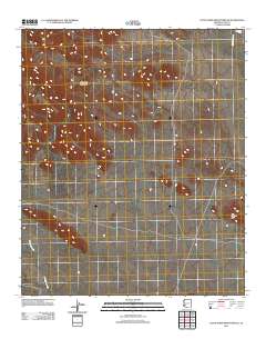 Little Horn Mountains SE 2011 topographic map thumbnail