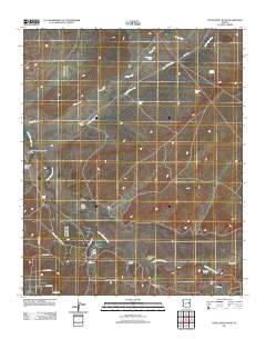 Little Milky Wash 2011 topographic map thumbnail