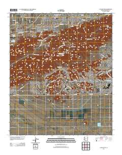 Lone Butte 2011 topographic map thumbnail