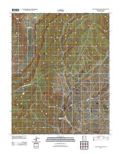 Long House Valley 2011 topographic map thumbnail