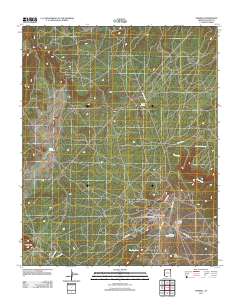 Sawmill 2011 topographic map thumbnail