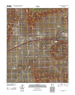 Seligman West 2011 topographic map thumbnail