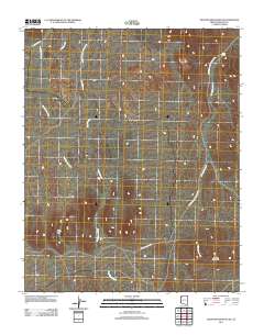 Senator Mountain NE 2011 topographic map thumbnail
