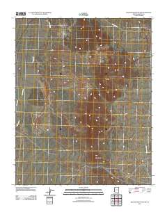 Senator Mountain NW 2011 topographic map thumbnail