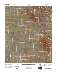 Senator Mountain SW 2011 topographic map thumbnail