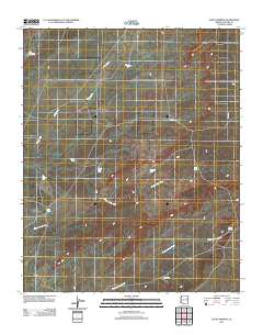 Seven Springs 2011 topographic map thumbnail