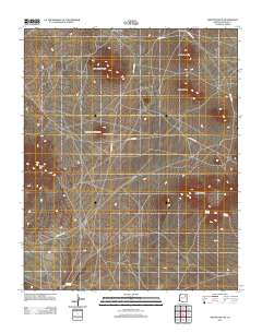Shonto Butte 2011 topographic map thumbnail