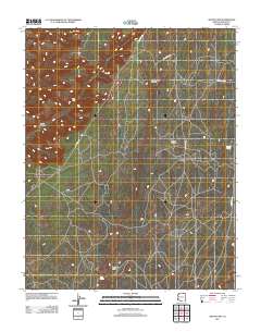 Shonto NW 2011 topographic map thumbnail
