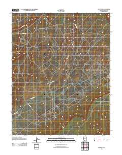 Shonto SE 2011 topographic map thumbnail