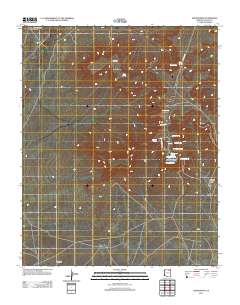 Shungopavi 2011 topographic map thumbnail